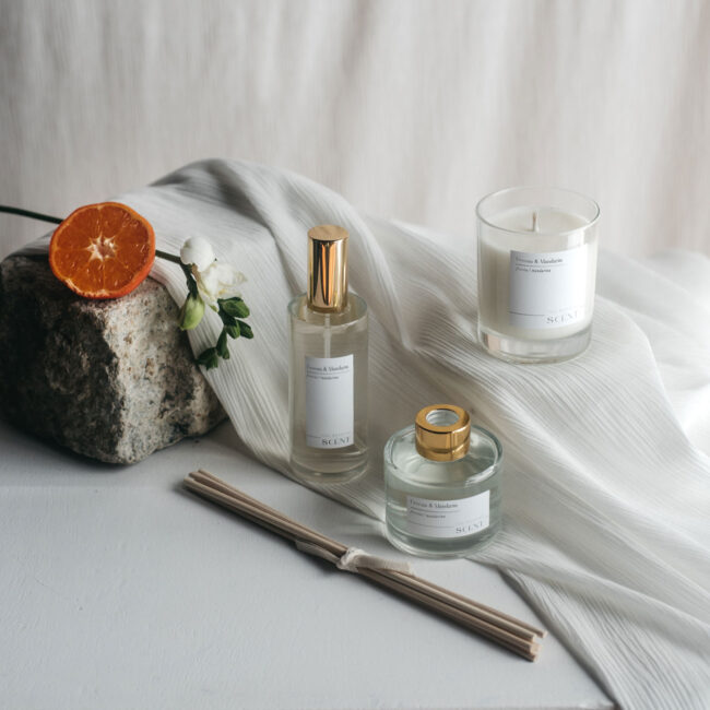 freesia mandarine aroma boda